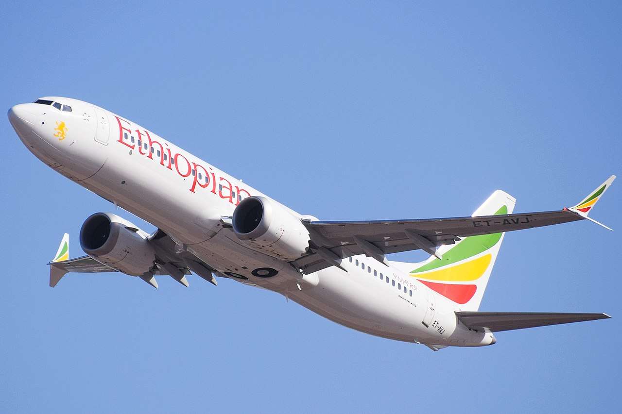 An Ethiopian Airlines Boeing 737 MAX