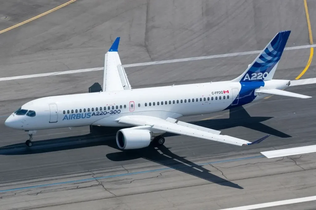 The Airbus A220