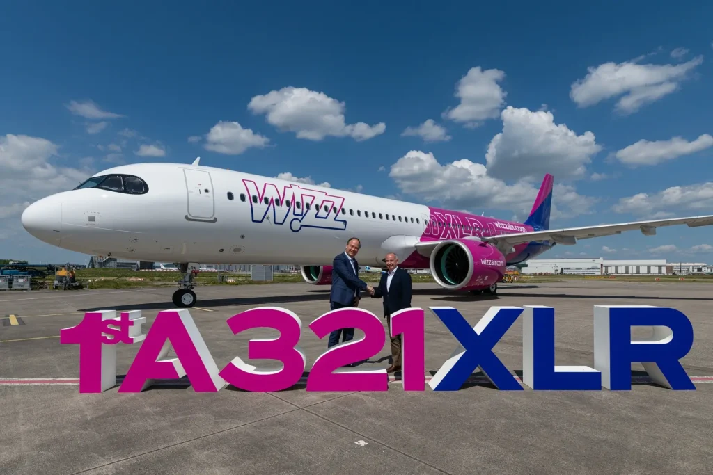 Wizz Air takes delivery of its first Airbus A321XLR