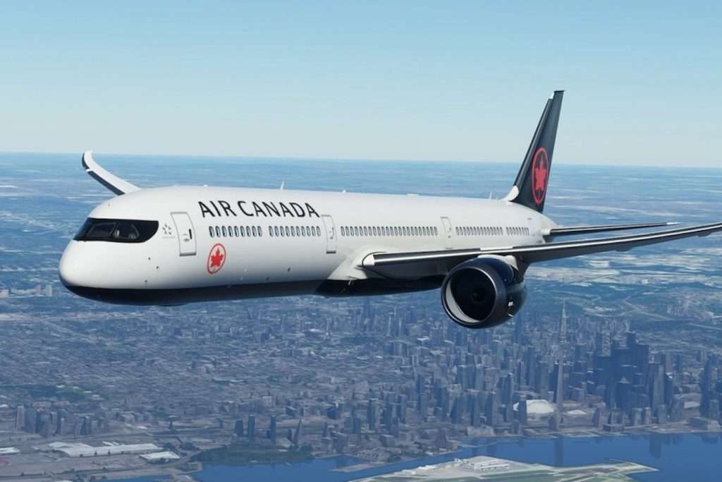 An Air Canada Boeing 787-10