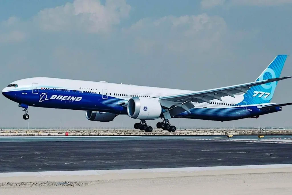A Boeing 777X