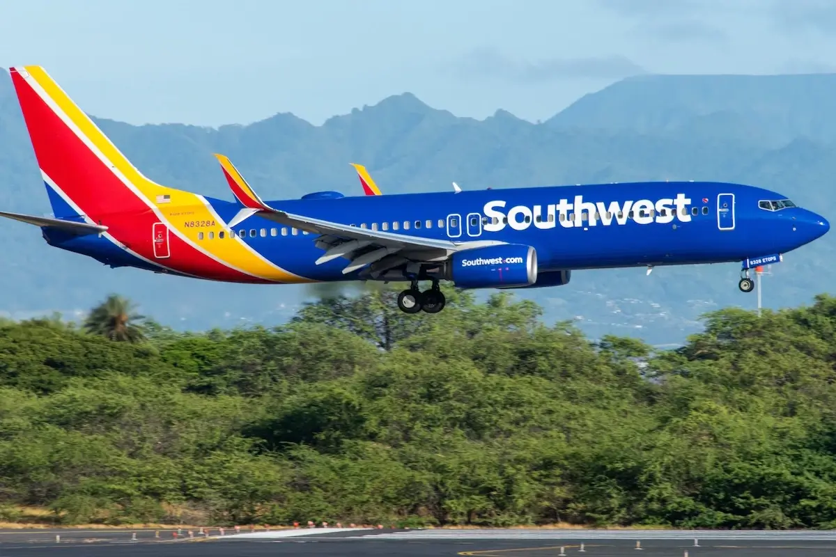 A Southwest Boeing 737-800