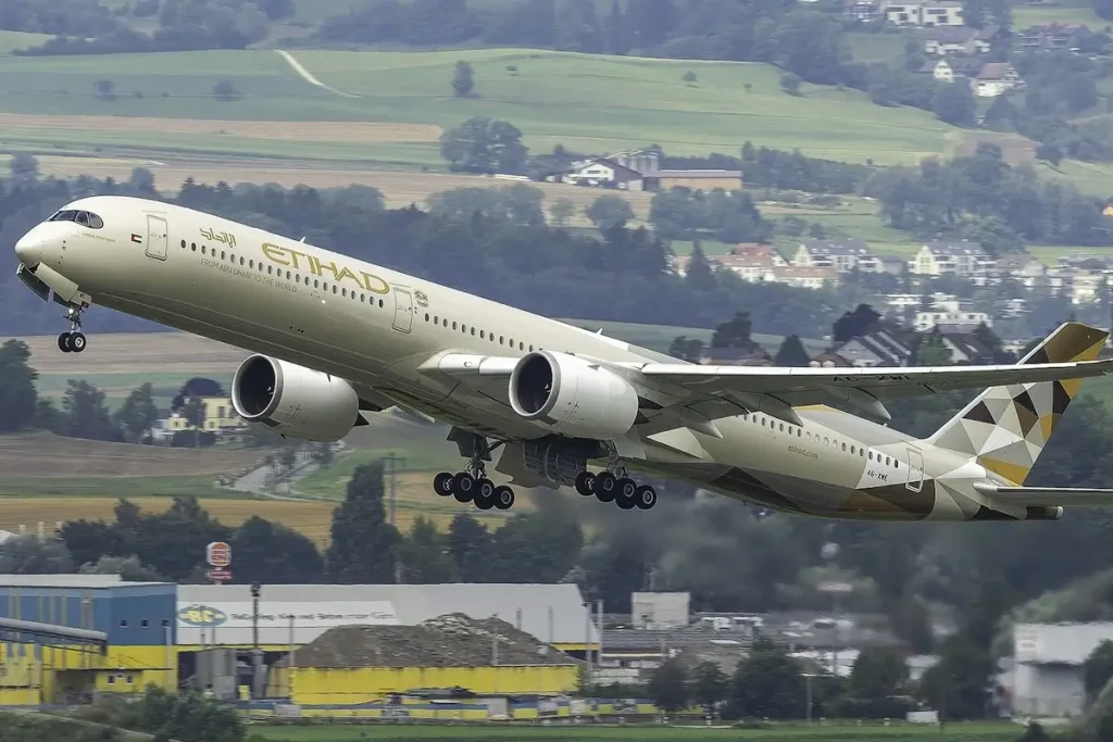 An Etihad Airways Airbus A350-1000