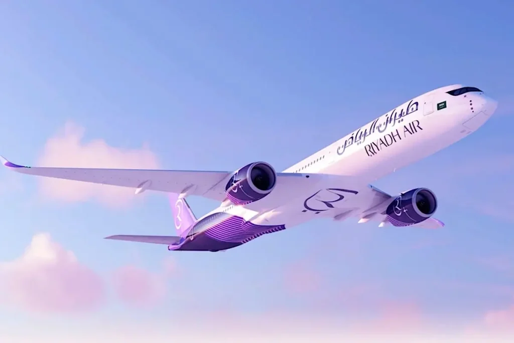 A Riyadh Air Airbus A350-1000