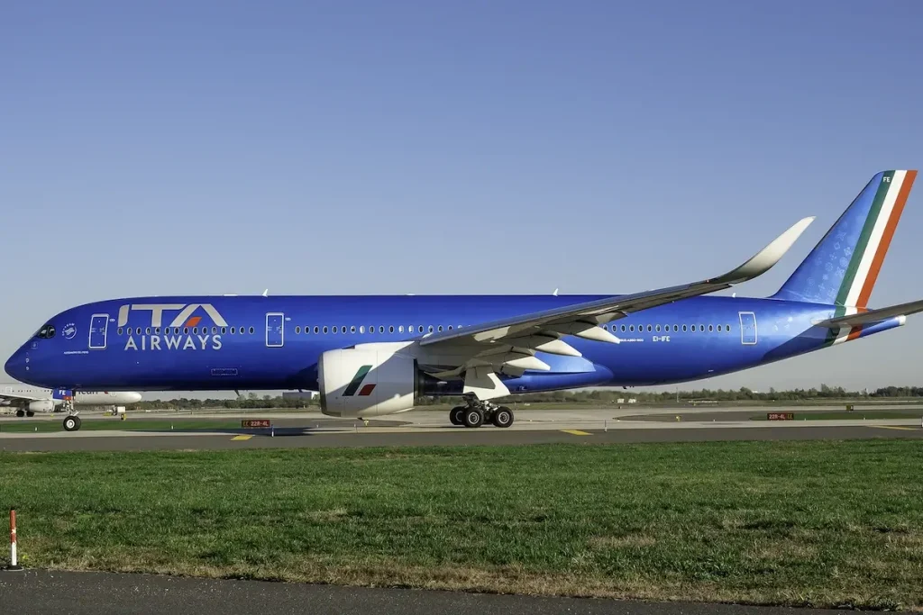 An ITA Airways Airbus A350-900