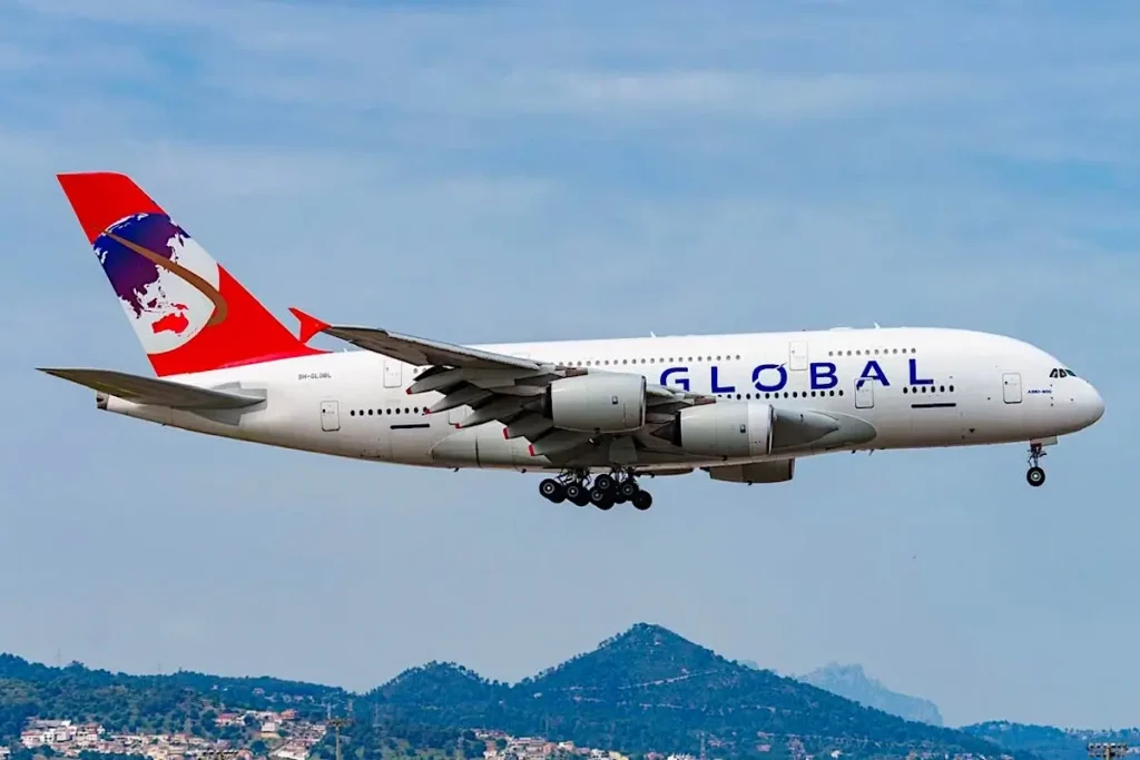 A Global Airlines Airbus A380-800
