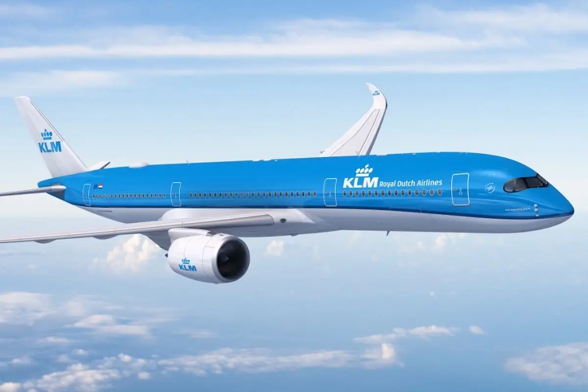 A KLM Airbus A350