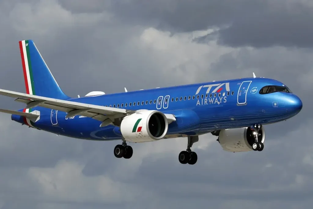 An ITA Airways Airbus A320neo