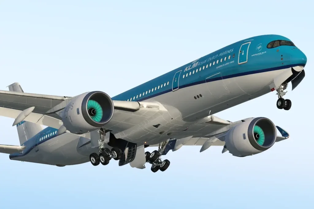 A KLM Airbus A350-900