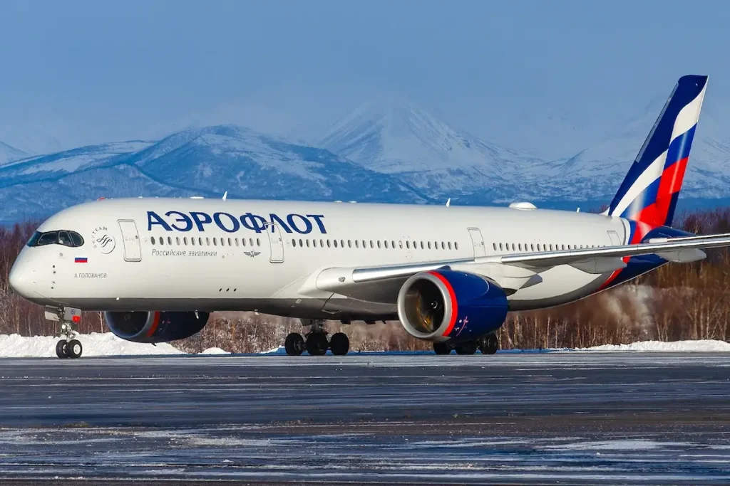 An Aeroflot Airbus A350-900