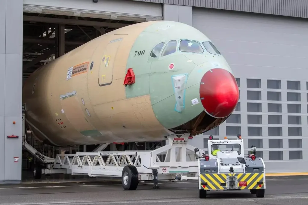 The first Airbus A350 Freighter
