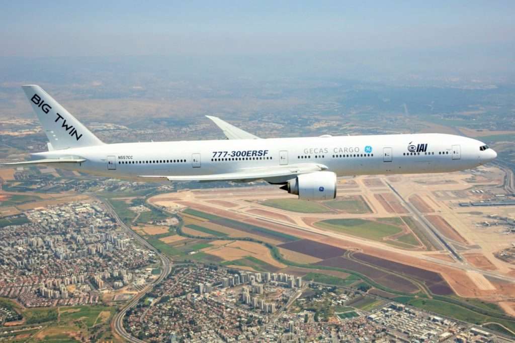 A Boeing 777-300ERSF