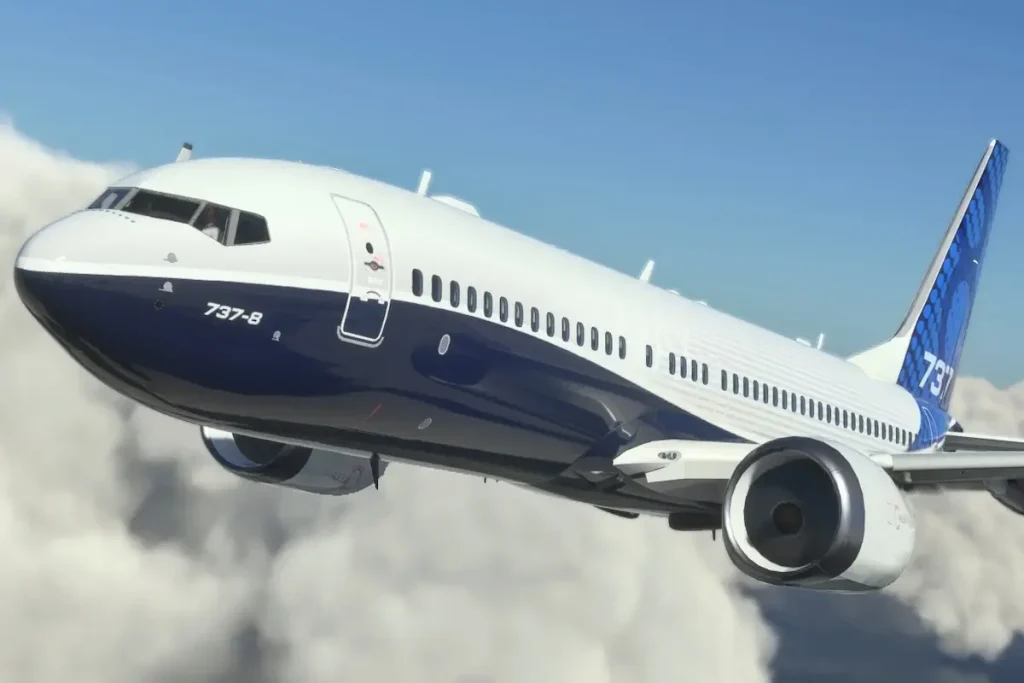 A Boeing 737 MAX 8