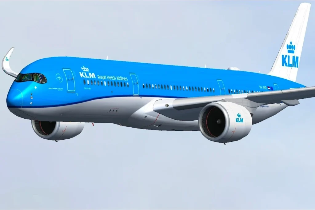 A KLM Airbus A350 rendering