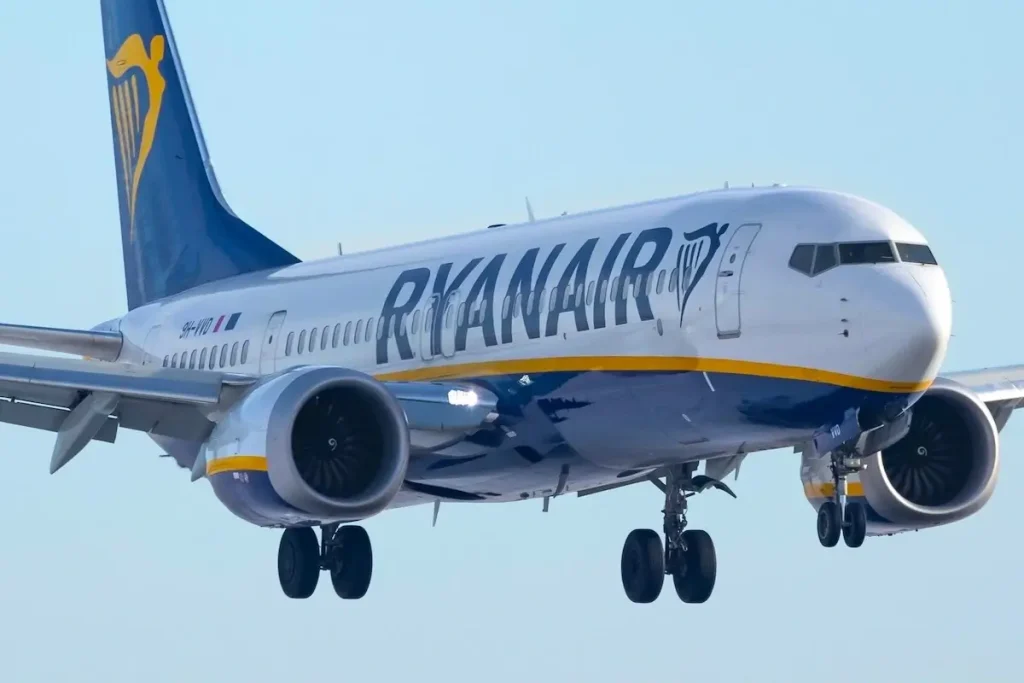 Ryanair Operated by Malta Air Boeing 737 MAX 8-200 REG:9H-VVD at Vaclav Havel Airport Prague