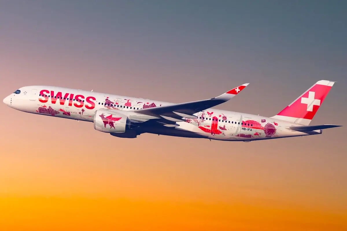 A SWISS Airbus A350-900