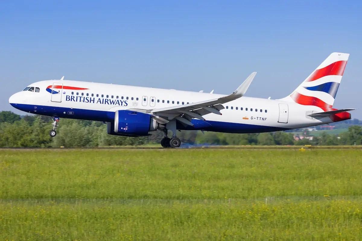 Zürich, 1 Mai 2024: British Airliners Airbus A320 airplane at Zürich Airport