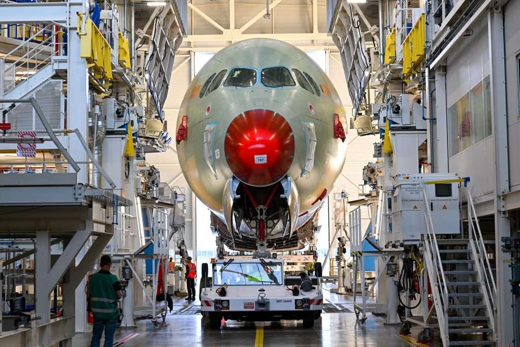 The first Airbus A350-1000ULR for Project Sunrise