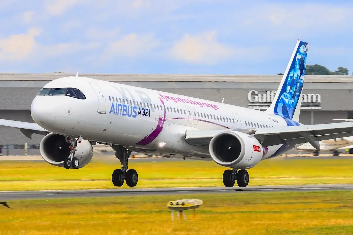 Farnborough International Airport, United Kingdom - 22nd July, 2024: Airbus Industry Airbus A321 XLR (F-WXLR).
