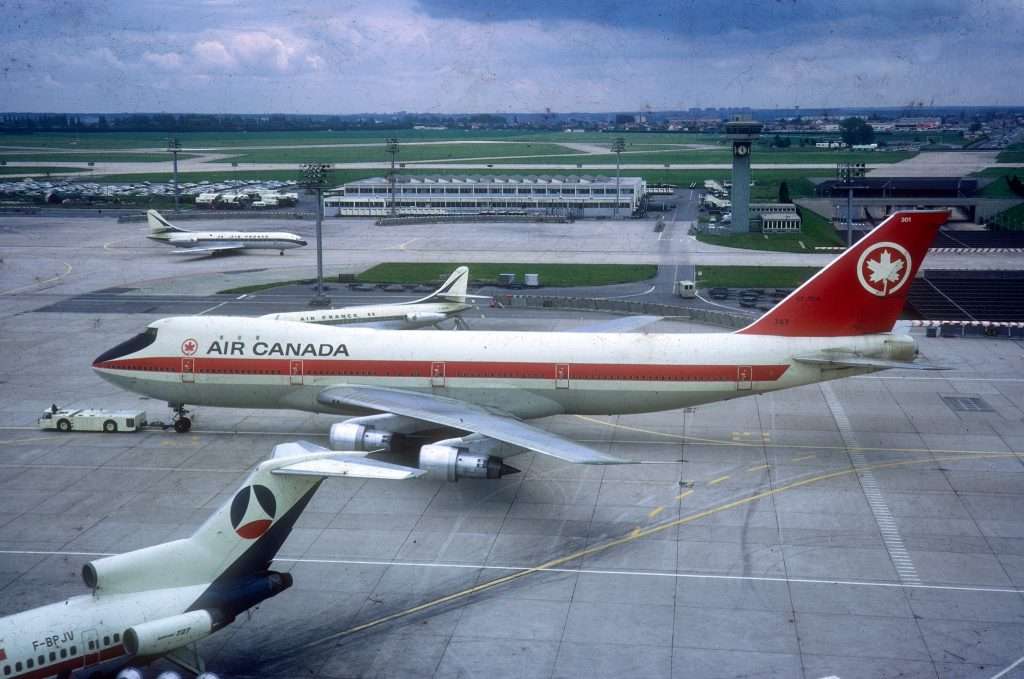 Air Canada Boeing 747-100; CF-TOA@ORY, June 1973