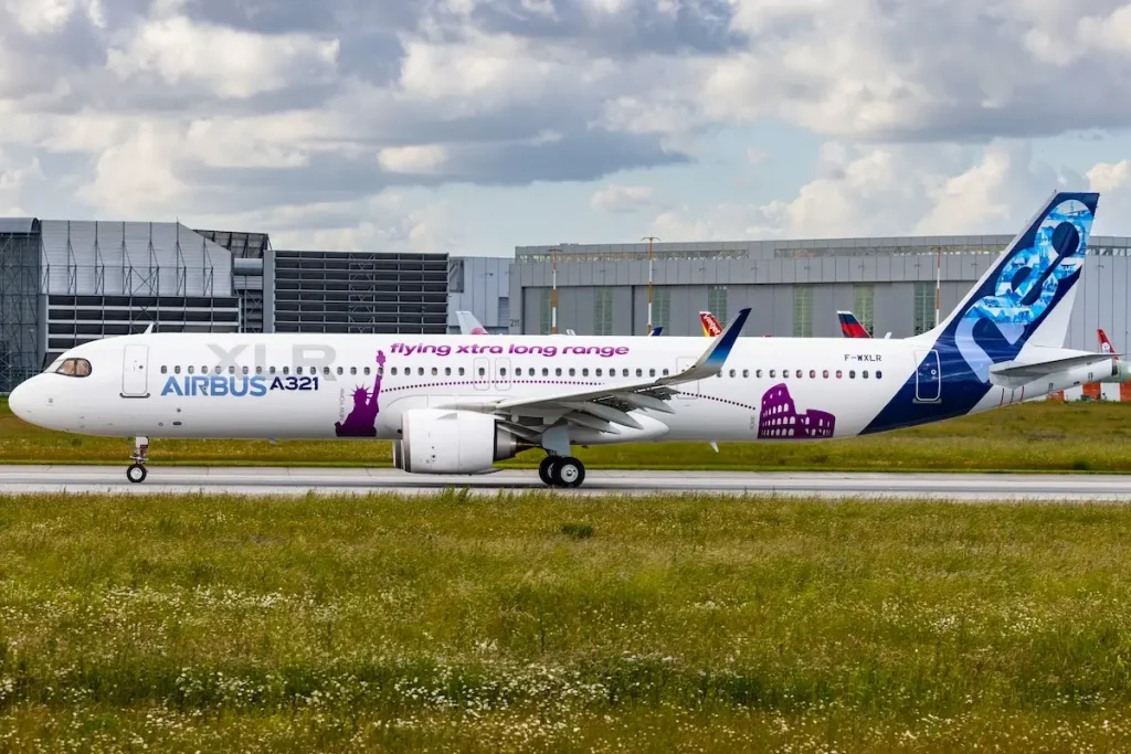 HAMBURG, GERMANY - Jun 13, 2022: Airbus Industrie (VK-AIB) taxiing at Hamburg Finkenwerder (EDHI-XFW) with an Airbus A321-251NY A21N