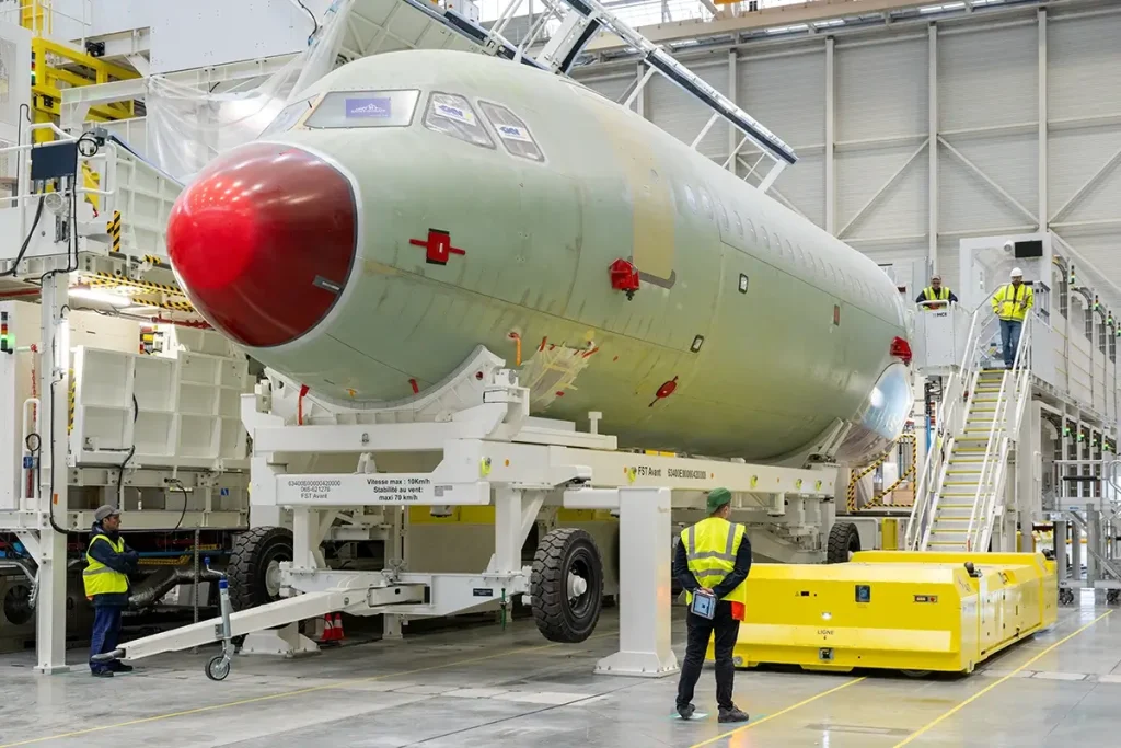 Airbus A320neo family aircraft in production