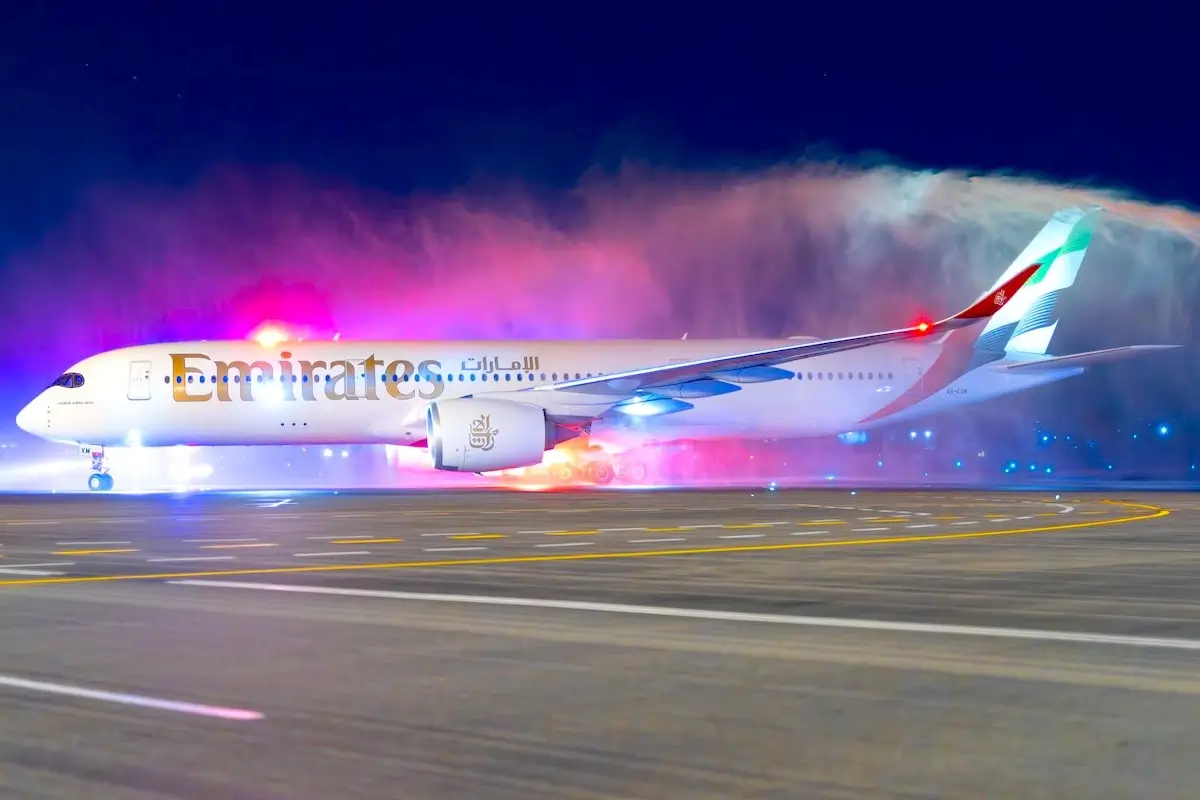 The Emirates Airbus A350-900ULR makes its debut in Australia for the very first time with Adelaide Airport selected as the first airport in the world to welcome the ULR configuration of the widebody.