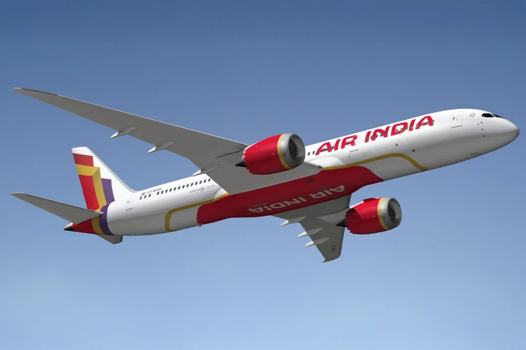 An Air India Boeing 787-9 Dreamliner