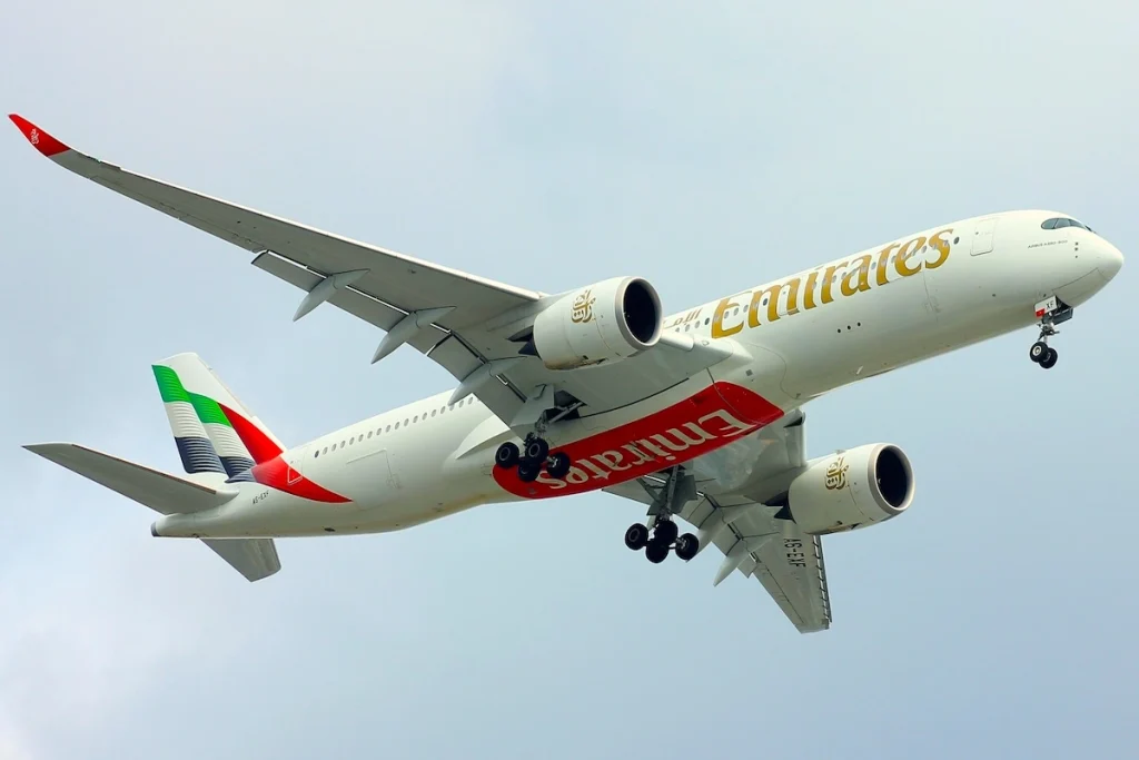 Ho Chi Minh City, Vietnam-September 14th 2025: Emirates A350 Registration: A6-EXF