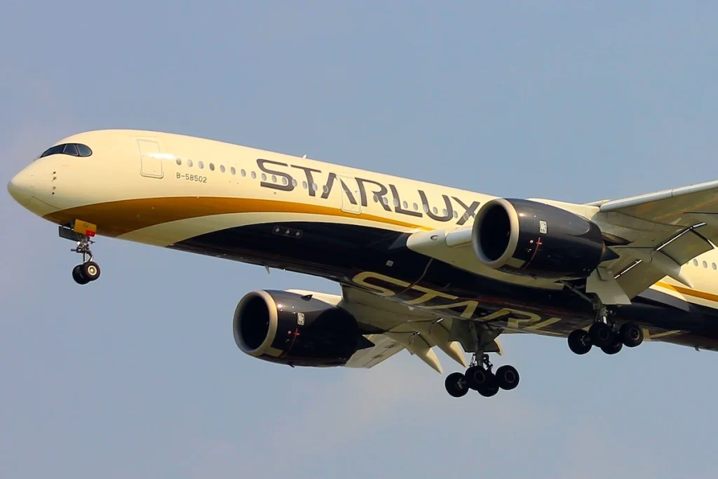 Ho Chi Minh City, Vietnam-Feb 1st 2025: Airline:Starlux Aircraft: Airbus A350 Registration: B-58502 Location: Tan Son Nhat International Airport (SGN-VVTS)