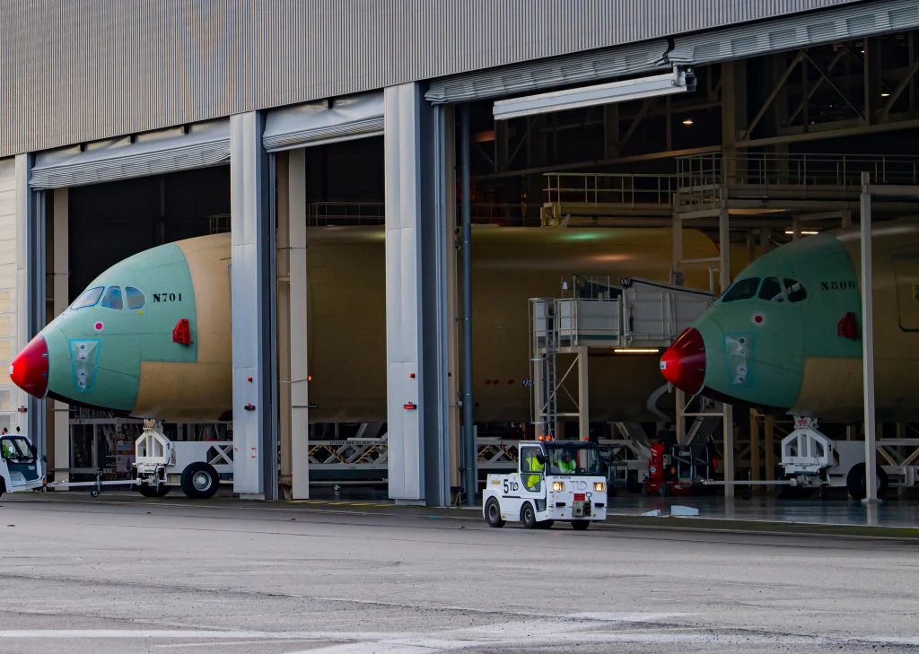 Airbus A350F that'll fly with Atlas Air