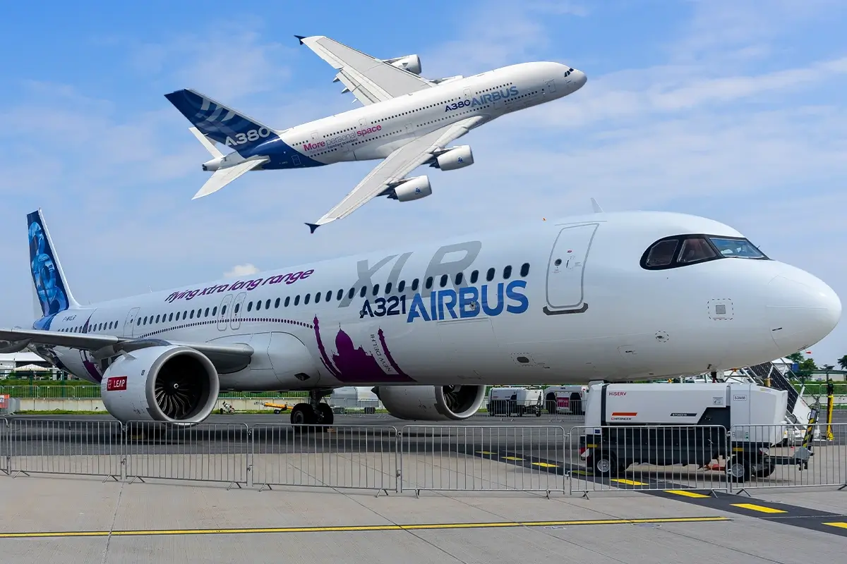 The Airbus A321XLR and A380, two seperate eras of flight