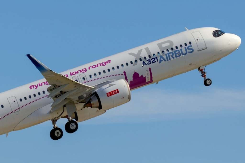 Berlin, Germany - 9th June 2024: Airbus A321XLR taking off