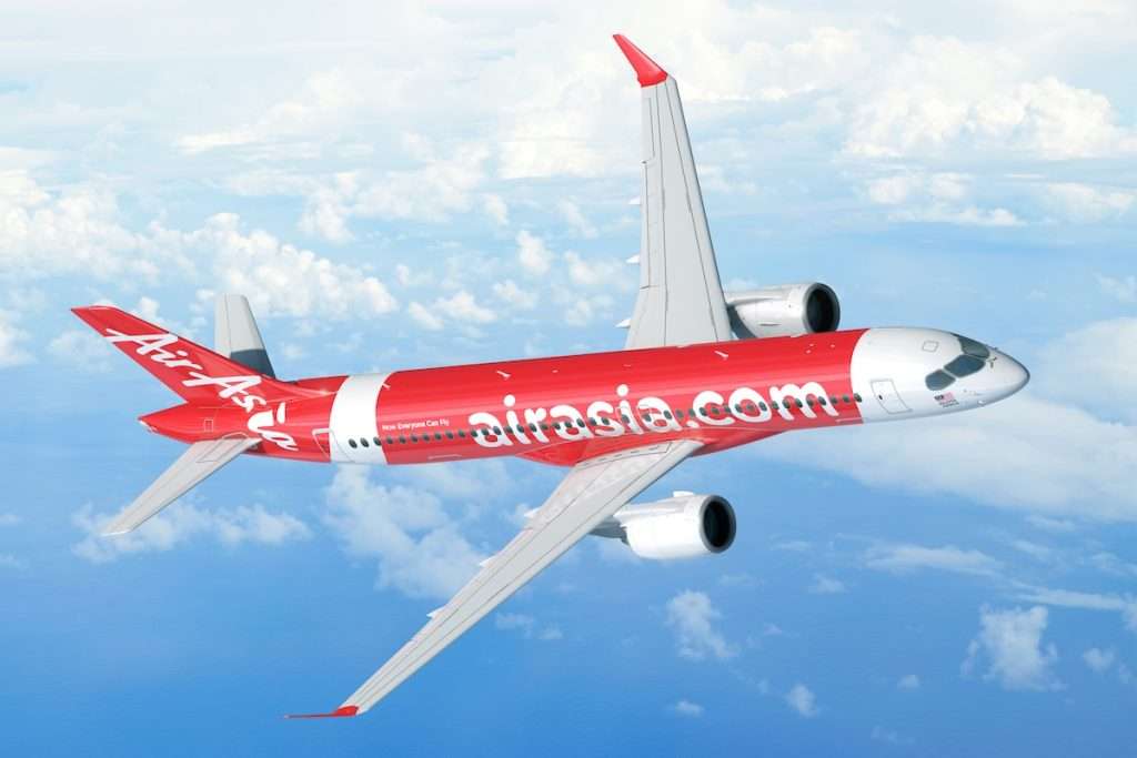 An AirAsia Airbus A220-300