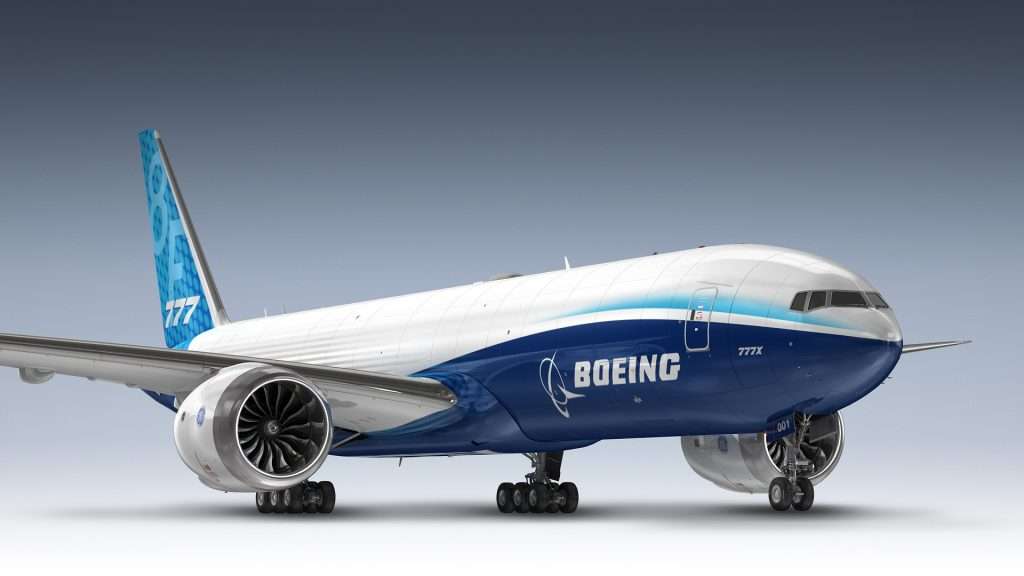A Boeing 777-8F 3D model