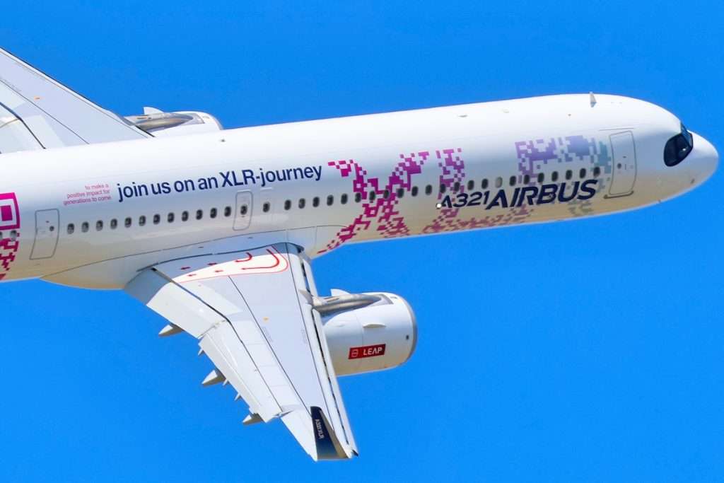 Airbus A321XLR F-WWAB at the 2023 Paris Air Show