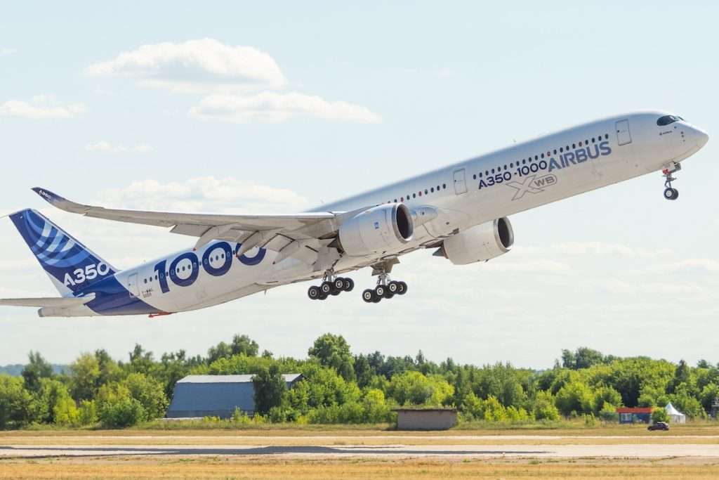 Demonstration airplane Airbus A350-1000 XWB