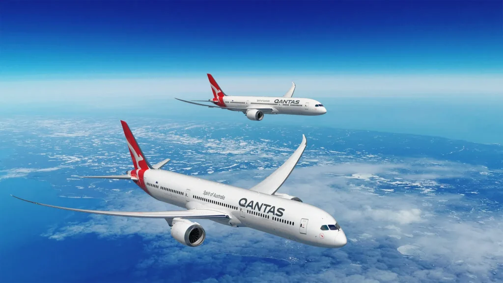 Qantas Boeing 787-9 and Boeing 787-10 jets as part of a new order to replace the A330