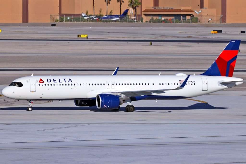 Delta Airbus A321neo in Las Vegas