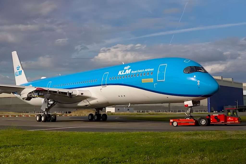 A KLM Airbus A350-900