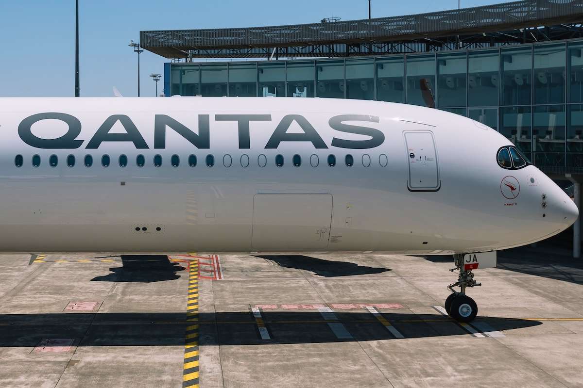 Qantas Airbus A350-1000ULR parked