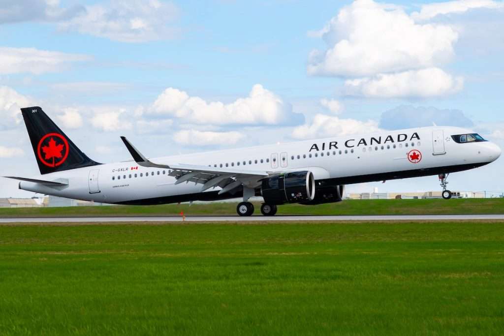The Airbus A321XLR with Air Canada operates its first passenger flight