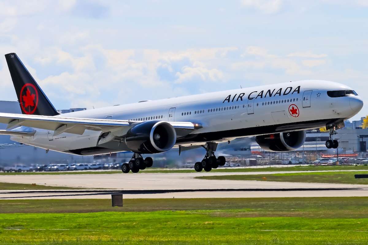 A Boeing 777-300ER of Air Canada