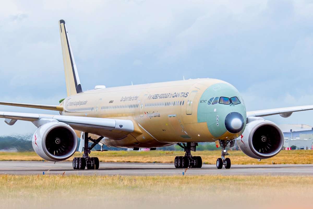 The first Airbus A350-1000ULR for Qantas