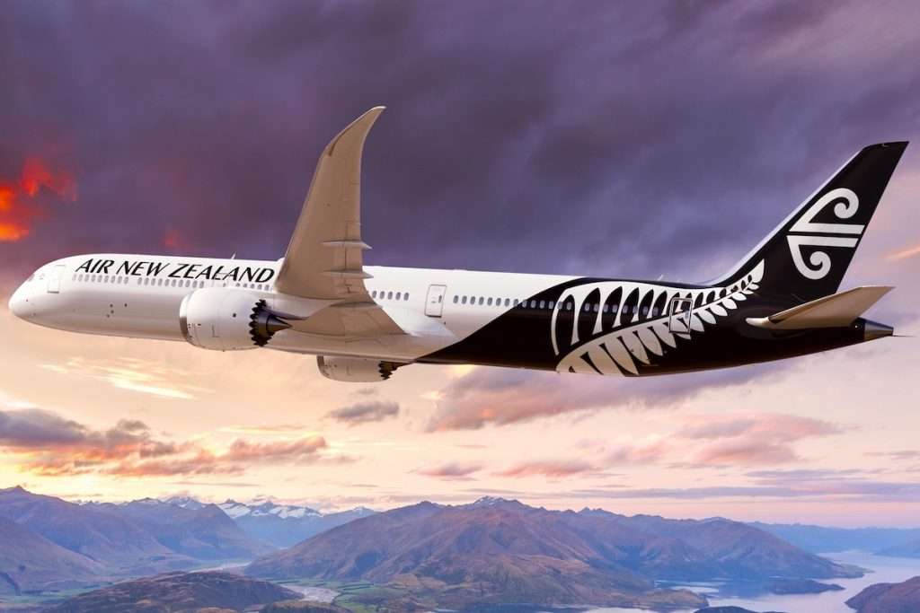 An Air New Zealand Boeing 787-10 Dreamliner Rendering
