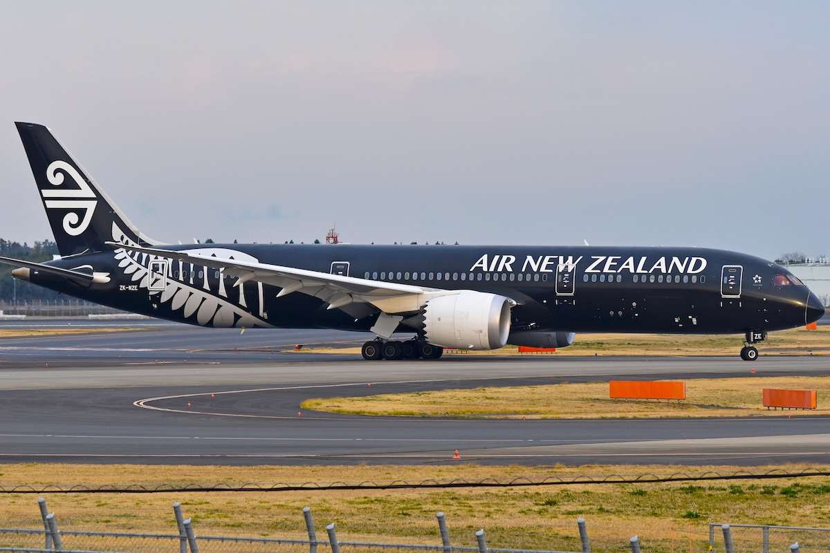 An Air New Zealand Boeing 787