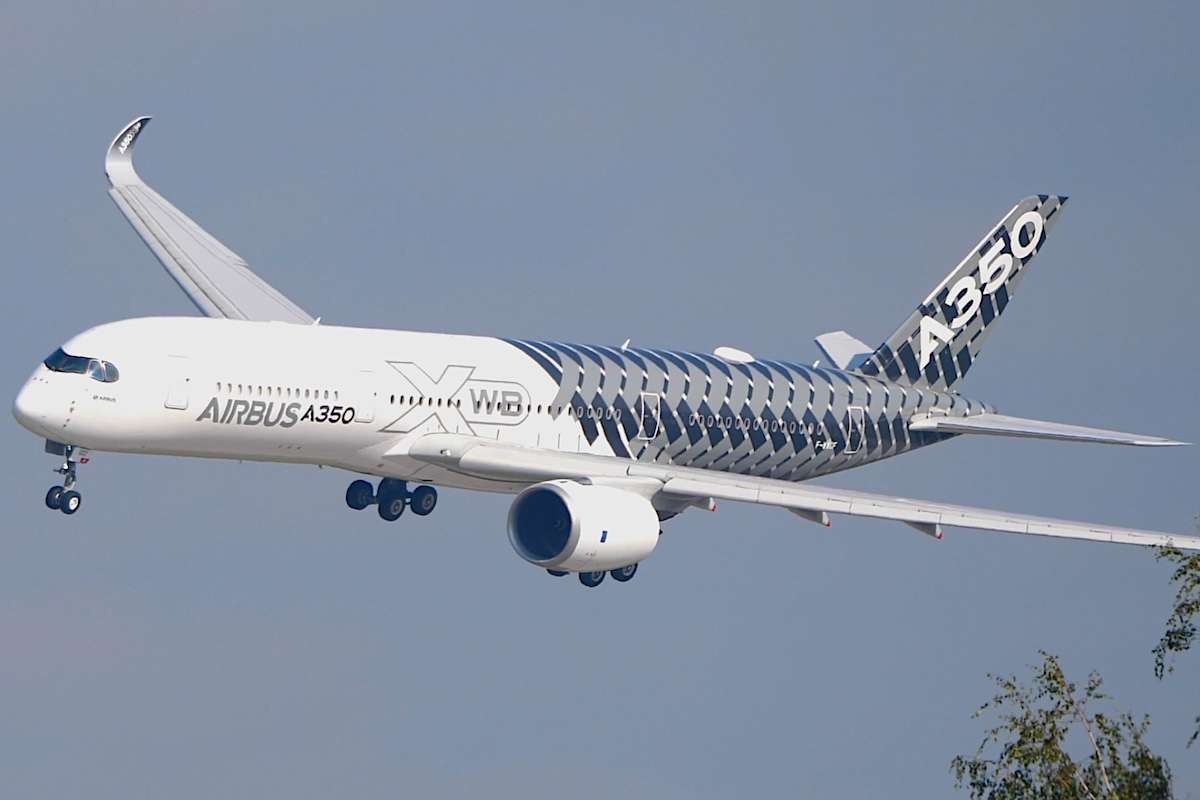 Airbus A350-900 in Moscow
