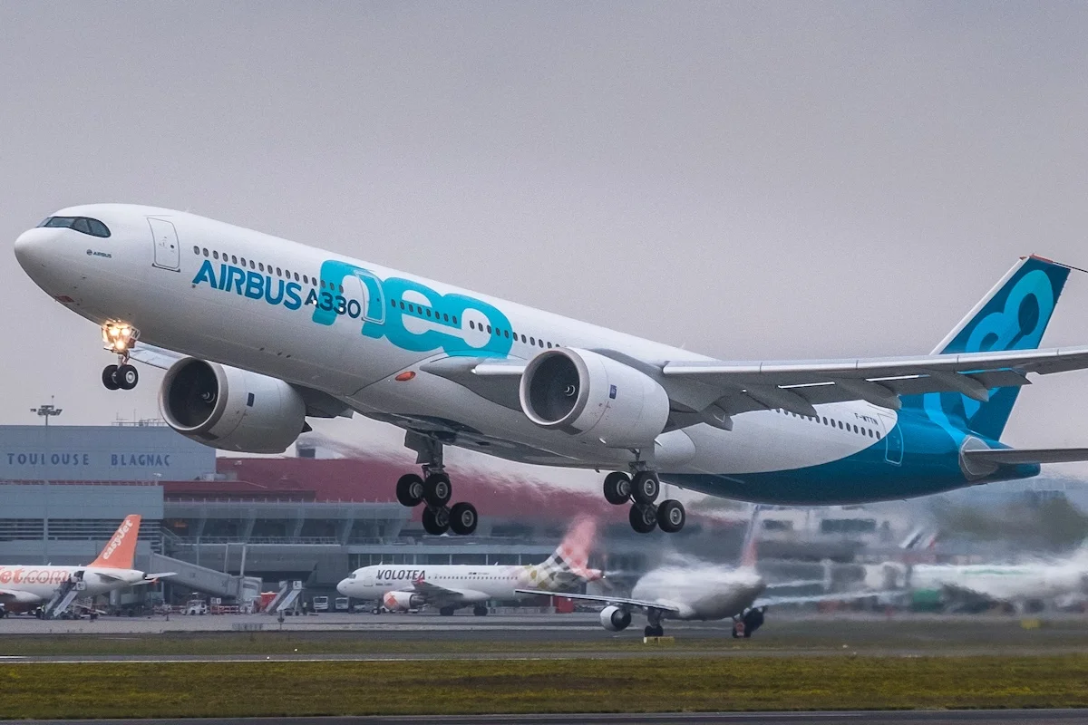 Airbus A330neo First Flight. 19 October 2017, Toulouse, France.