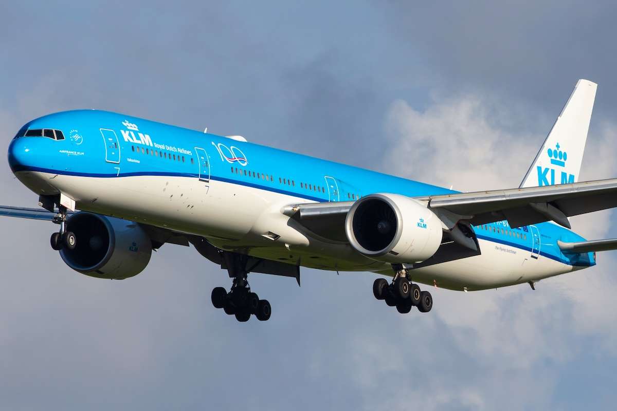 A KLM Boeing 777-300ER