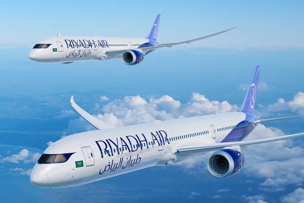 Riyadh Air Boeing 787 Dreamliners, including the 787-10
